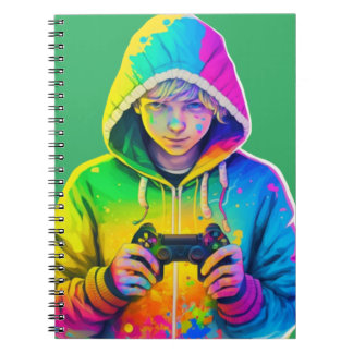 Caderno Espiral Gamer Boy