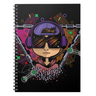Caderno Espiral Gamer Boy
