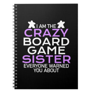 Caderno Espiral Gamer Gift Eu Sou A Irmã Gamer Conselho Louca