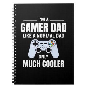 Caderno Espiral Gamer Gift   Sou Um Pai De Jogadores