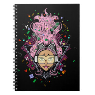 Caderno Espiral Gamer Girl