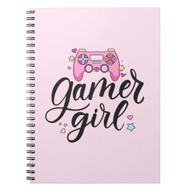 Caderno Espiral Gamer Girl (Frente)
