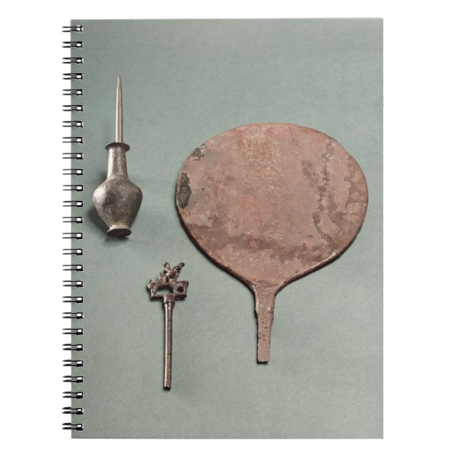 Caderno Espiral Gancho de cabelo de cobre, haste do colírio com (Frente)