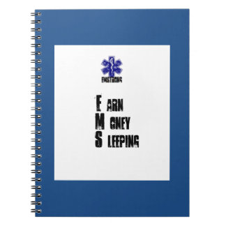 Caderno Espiral Ganhe o sono do dinheiro