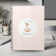 Ganso Bobo Elegante Rosa Meninas Nome Personalizad
