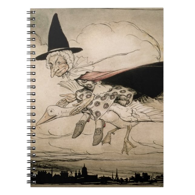 Caderno Espiral Ganso de mãe, frontispiece 'do ganso de mãe o Ol (Frente)