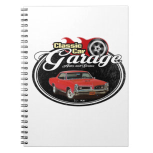 Caderno Espiral Garagem GTO do Carro Clássico