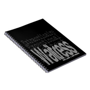 Caderno Espiral Garçonete Extraordinário PERSONALIZADO