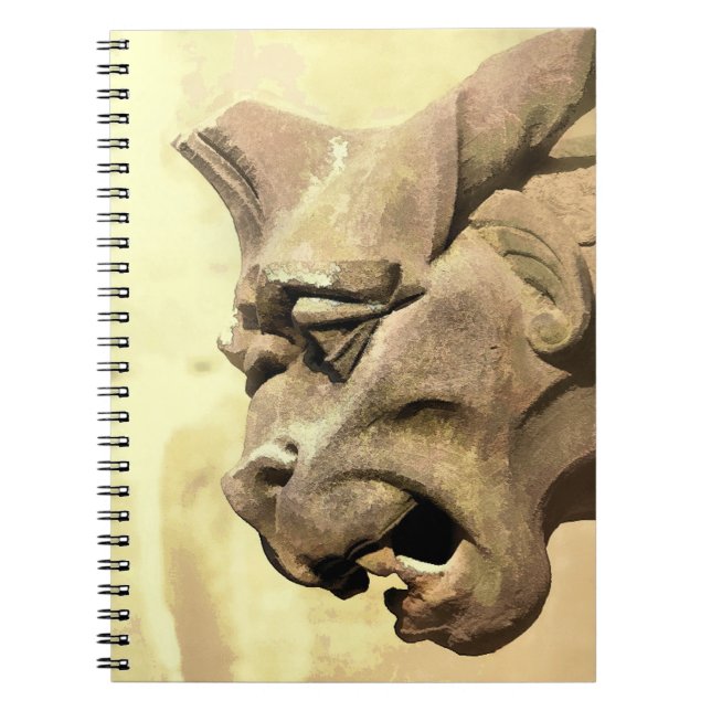 CADERNO ESPIRAL GARGOYLE (Frente)