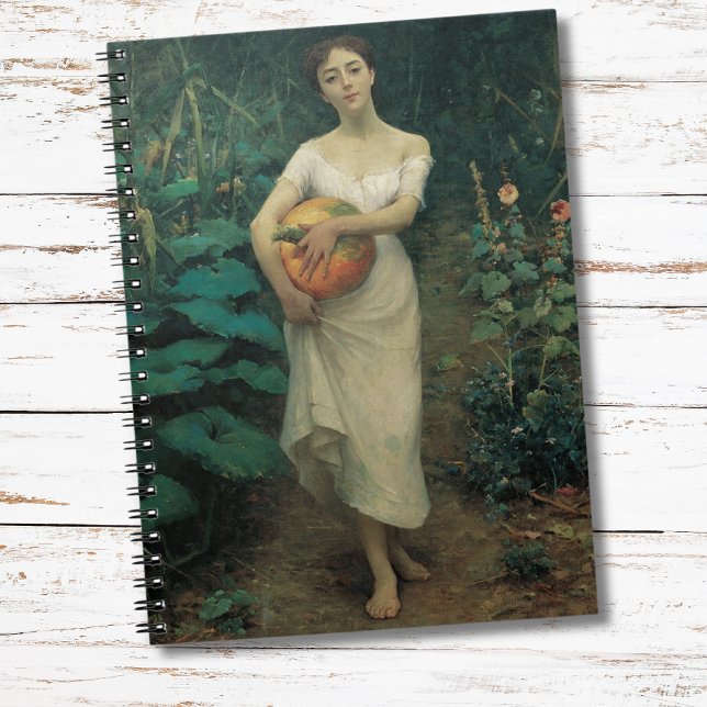 Caderno Espiral Garota com Pumpkin Zonaro 1889 (Criador carregado)