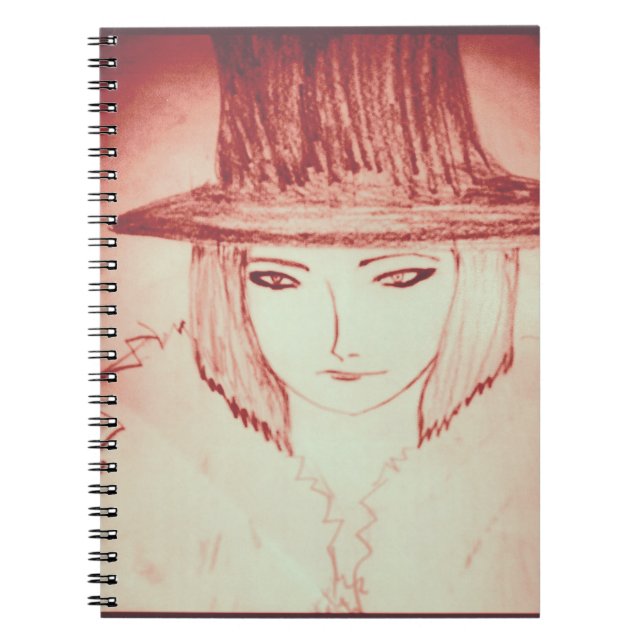 Caderno Espiral Garota como menino (Frente)