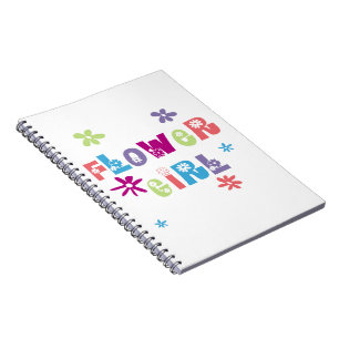 Caderno Espiral Garota Flor