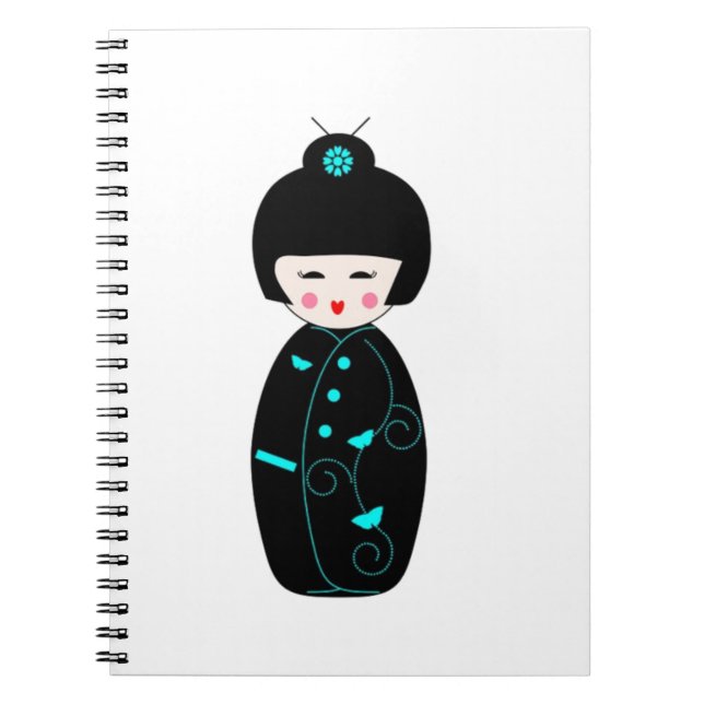 Caderno Espiral Garota Geisha (Frente)