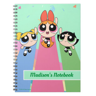 Caderno Espiral Garotas do Powerpuff Voam Alto