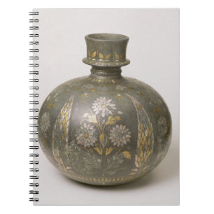 Caderno Espiral Garrafa de Mughal (trabajo em metal)