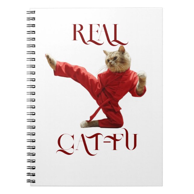CADERNO ESPIRAL GAT-FU REAL (Frente)