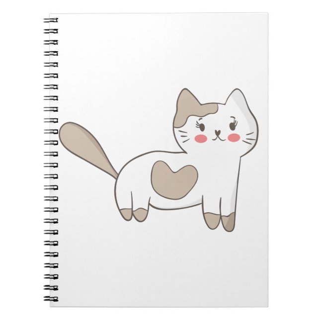 Caderno Espiral Gatinha Bonita (Frente)
