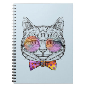 Caderno Espiral Gatinho sábio Kat