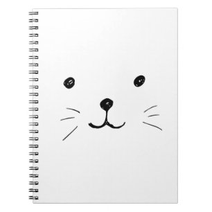 Caderno Espiral Gatinhos De Cartoon Desenhados À Mão Imagens De