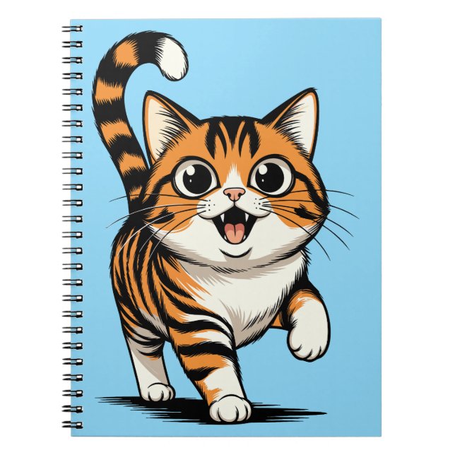 Caderno Espiral gato (Frente)