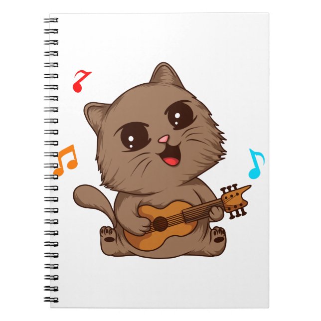 Caderno Espiral Gato 12 (Frente)