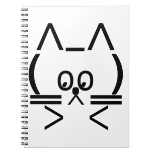 Caderno Espiral Gato ASCII