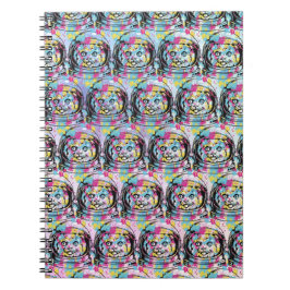Caderno Espiral Gato Astronauta