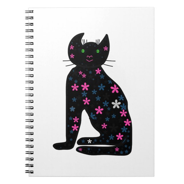 Caderno Espiral Gato bonito (Frente)