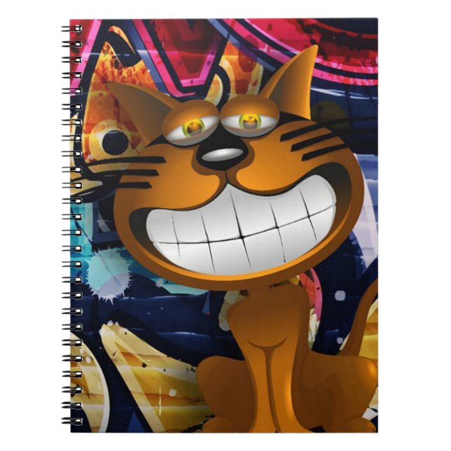 Caderno Espiral Gato Cinto (Frente)