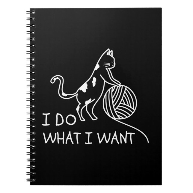 Caderno Espiral Gato de Brincar (Frente)