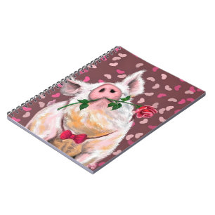 Caderno Espiral Gato de Cavalo - Romântico - Engraçado