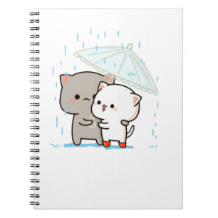 Caderno Espiral Gato de Pêssego de Mochi Cugado