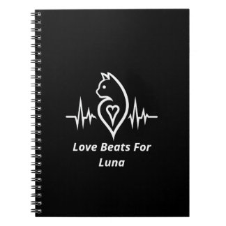 Caderno Espiral Gato de Pulso - Pet Love Personalizado