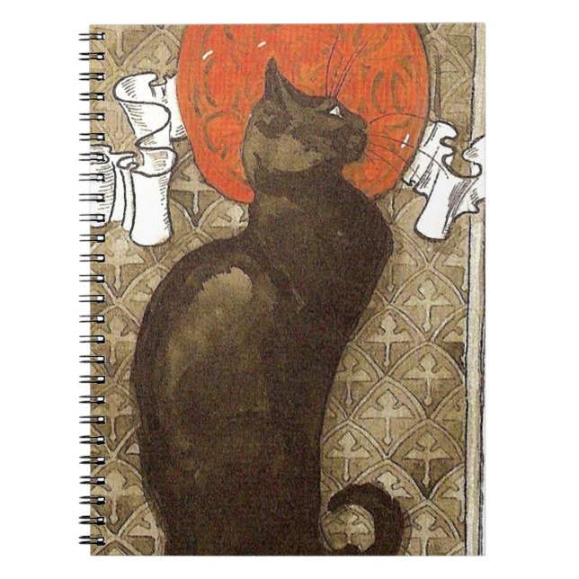 Caderno Espiral Gato de Steinlein - Art Nouveau (Frente)