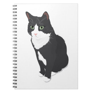 Caderno Espiral Gato do smoking