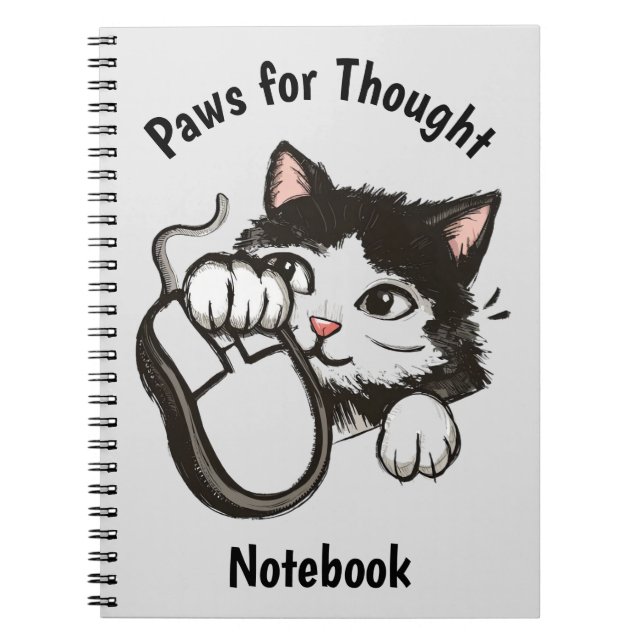 Caderno Espiral Gato e Rato (Frente)