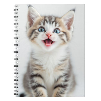Caderno Espiral Gato feliz