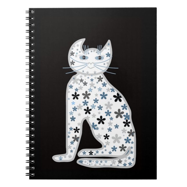 Caderno Espiral gato fofo (Frente)