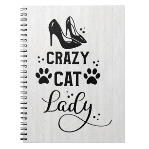 Caderno Espiral Gato Louco de Gato de Gato