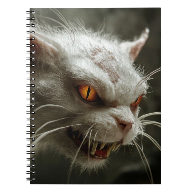 Caderno Espiral Gato monstro  (Frente)