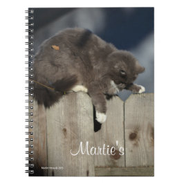 Caderno Espiral Gato na cerca (9)