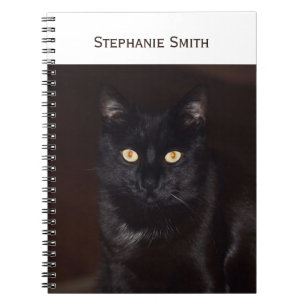 Caderno Espiral Gato Negro