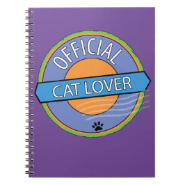 Caderno Espiral Gato Oficial do Lover