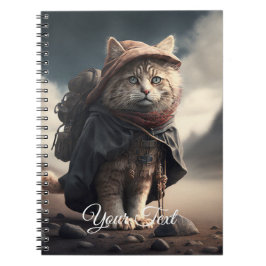 Caderno Espiral Gato peregrino.