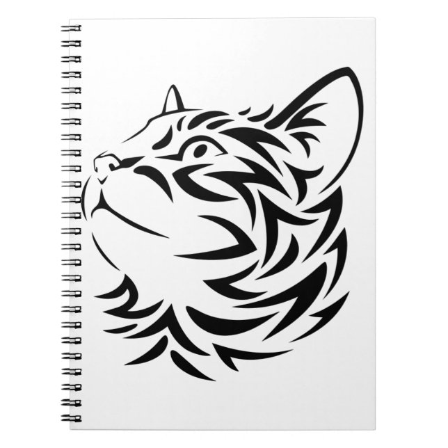 Caderno Espiral gato preto (Frente)