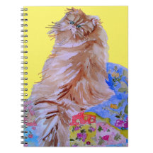 Gato Tabby Gengibre Pintura Aquarela gatos