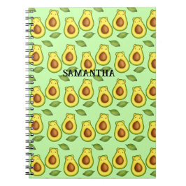 Caderno Espiral Gato Verde Avocado