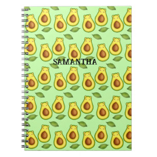 Caderno Espiral Gato Verde Avocado