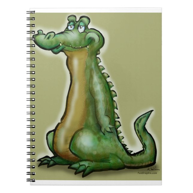 Caderno Espiral Gator Dude (Frente)