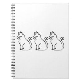Caderno Espiral Gatos